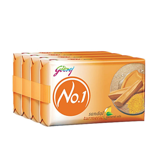 Godrej No.1 Sandal Turmeric Bath Soap 40g x4