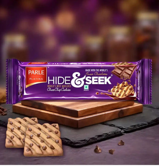 Parle Platina Hide & Seek Black Bourbon Choco Creme Sandwich Biscuits 100g