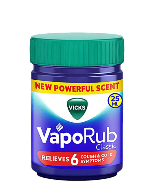 Vicks Vaporub with Menthol Camphor Eucalyptus Oil 25ml