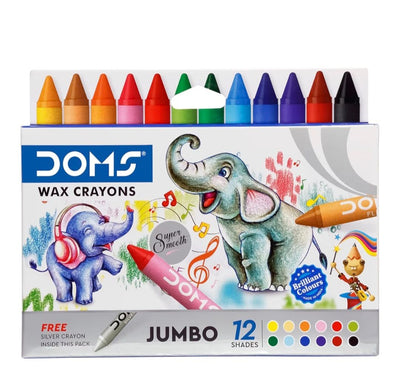 Doms Jumbo Wax Crayons 24 Shades
