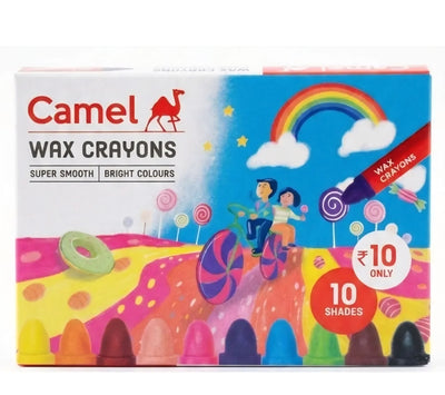 Camlin Wax Crayons 10 Shades