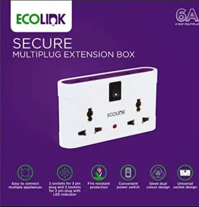 Ecolink 4 Way Multiplug 6A