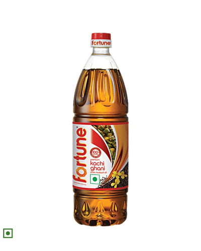 Fortune Kachi Ghani Mustard Oil 1 Ltr